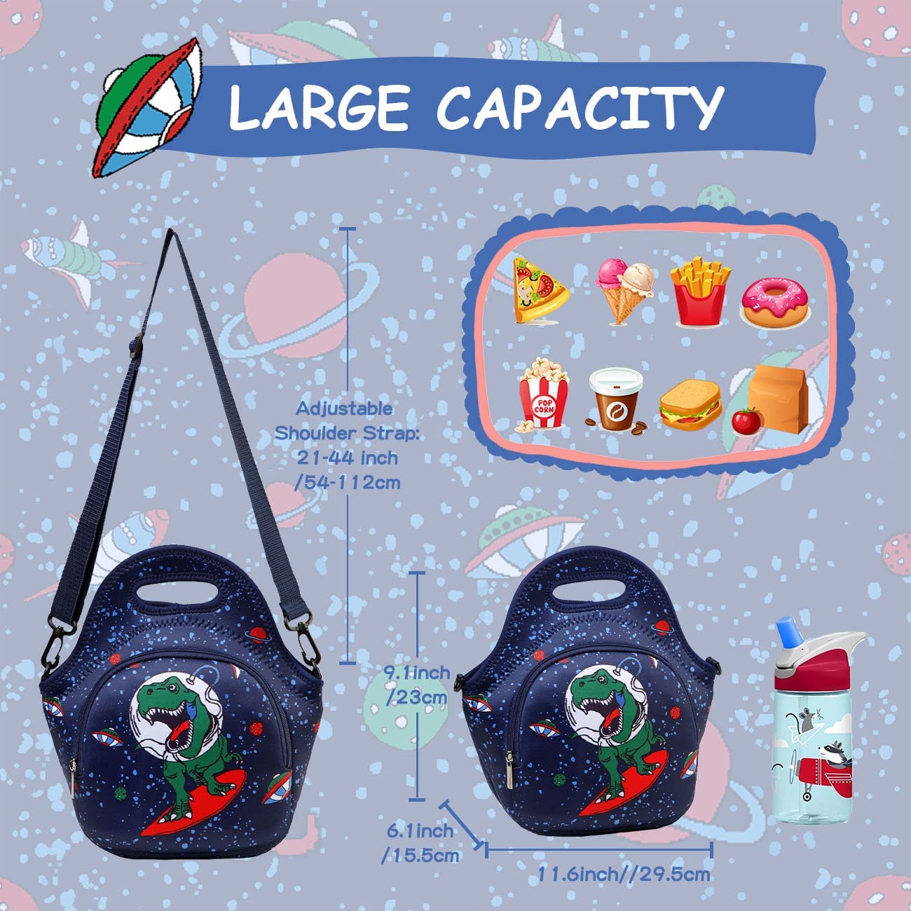 Bolsa de almuerzo encantadora / 6642