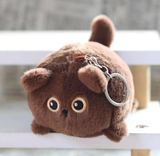 Plush Keychain with Moving Tail – Cute Animal Series - CA108