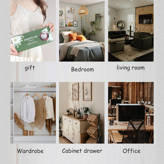 Wax Sachet Gift Set – 3 Scented Hanging Decor Pieces - CA383