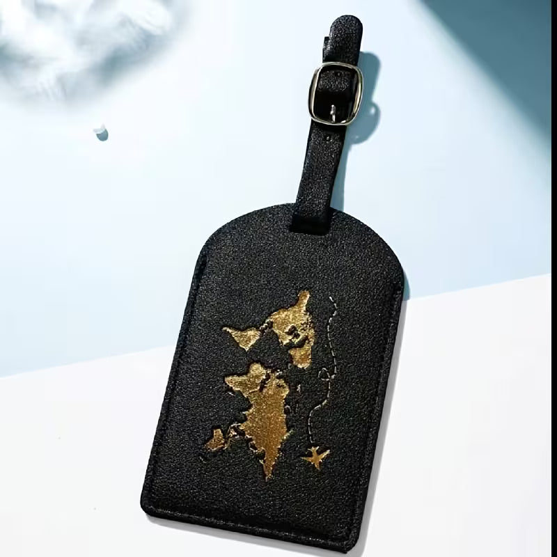 World Map Luggage Tag – Travel with Style (CA097)
