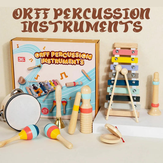 Wooden Musical Instruments Set (CA360)