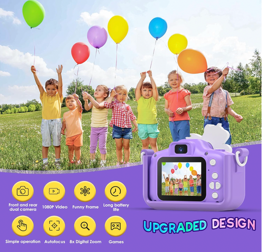 Kids Purple Unicorn Digital Camera (CA134)