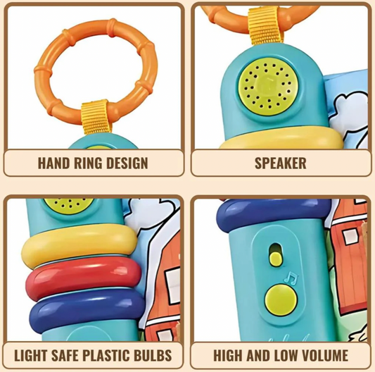 Libro sensorial para bebés: Animales del océano (CA418)