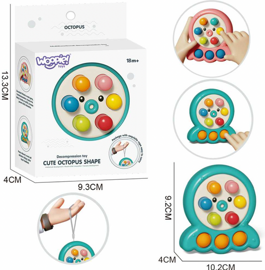 Sensory Push & Pop Octopus Toy for Toddlers (CA420)