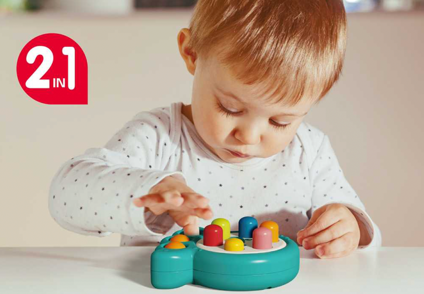 Sensory Push & Pop Octopus Toy for Toddlers (CA420)