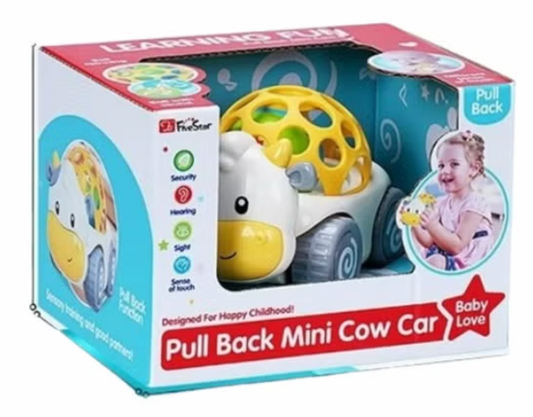 Pull Back Mini Cow Car Toy (CA434)