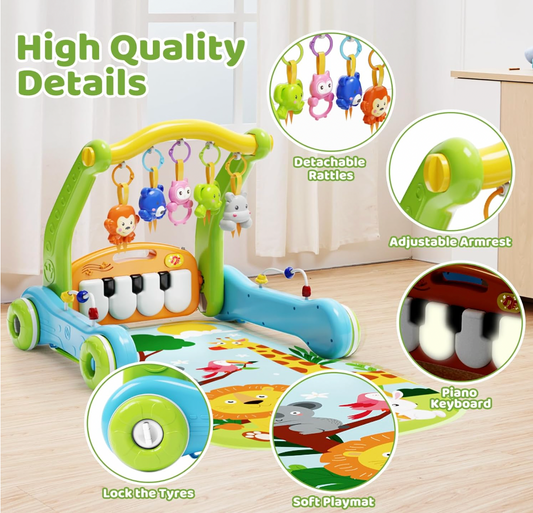 Baby Gym Play Mat & Learning Walker (CA424)