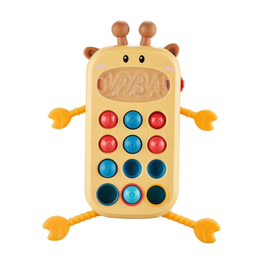 Juguete sensorial para teléfono de bebé con cuerda para tirar (CA421)