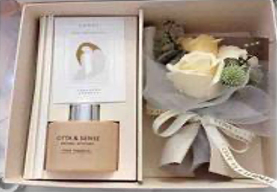 **Set de regalo con difusor de aroma y flor de jabón (CA387)