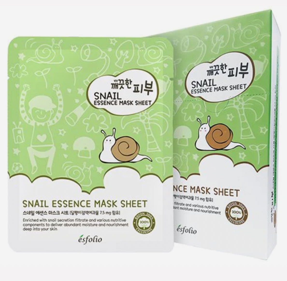 Snail Essence Mask Sheet - ESFOLIO