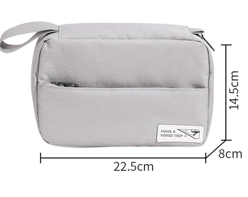 Waterproof Travel Toiletry Bag with Hanging Hook