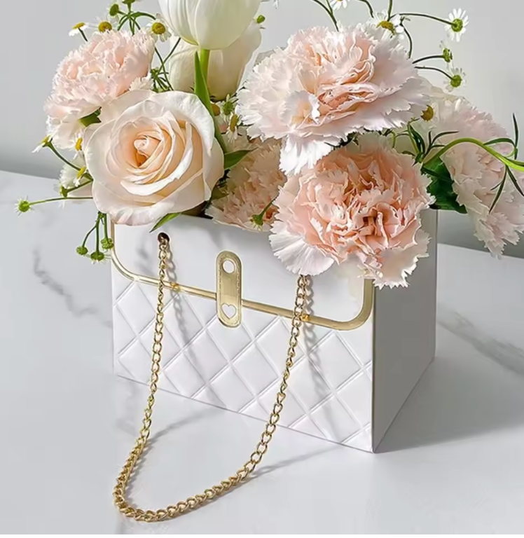 Mini Gift Box with Gold Chain