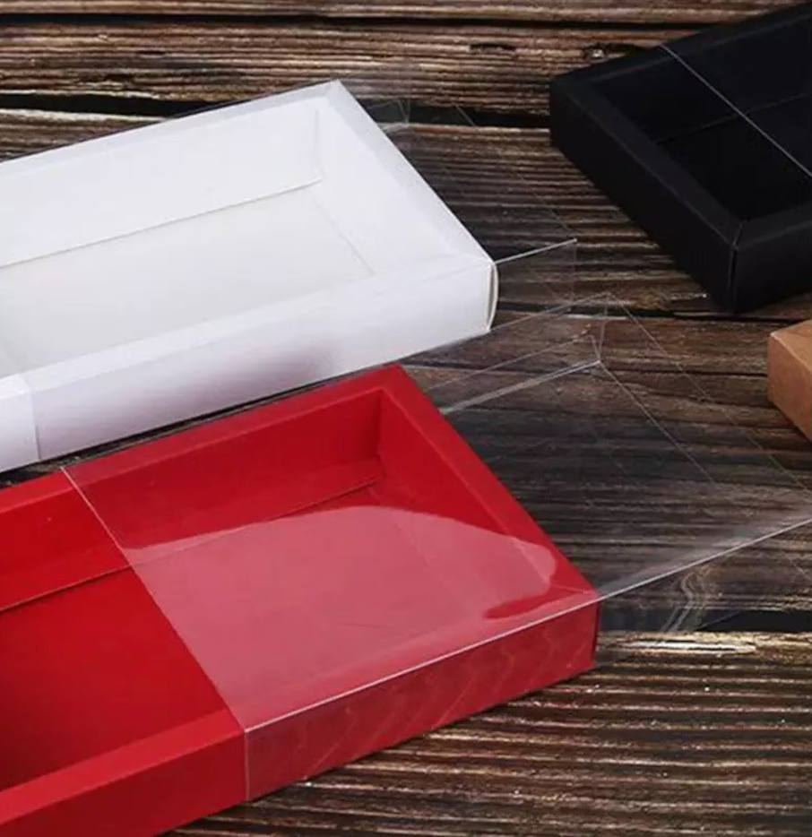 Kraft Gift Boxes with Clear Window