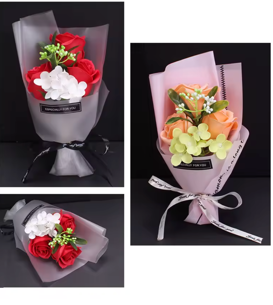 Soap Flower Gift Bouquet (CA053)