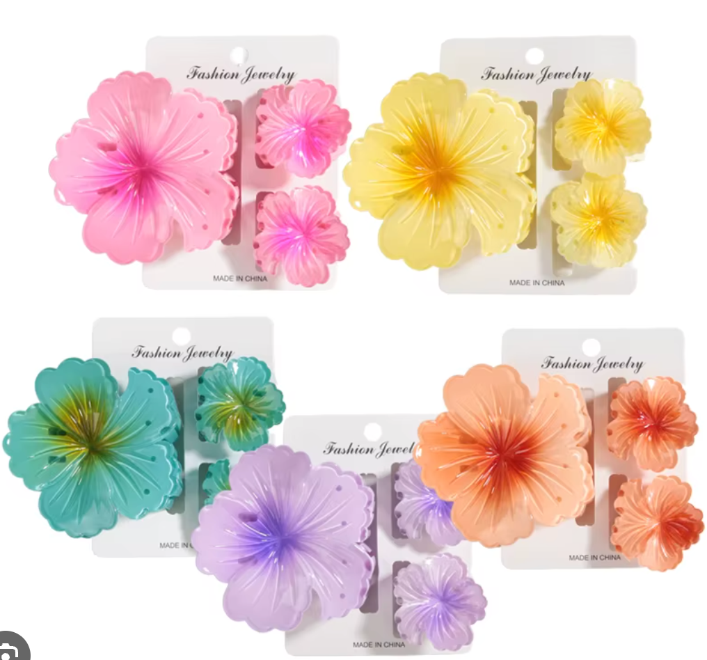 Hair Claw – Floral Clip HWI-830