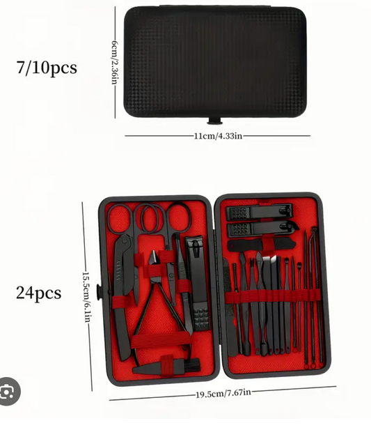 Kit de manicura y pedicura de 10 piezas/ KIT651/N.º:62017-3