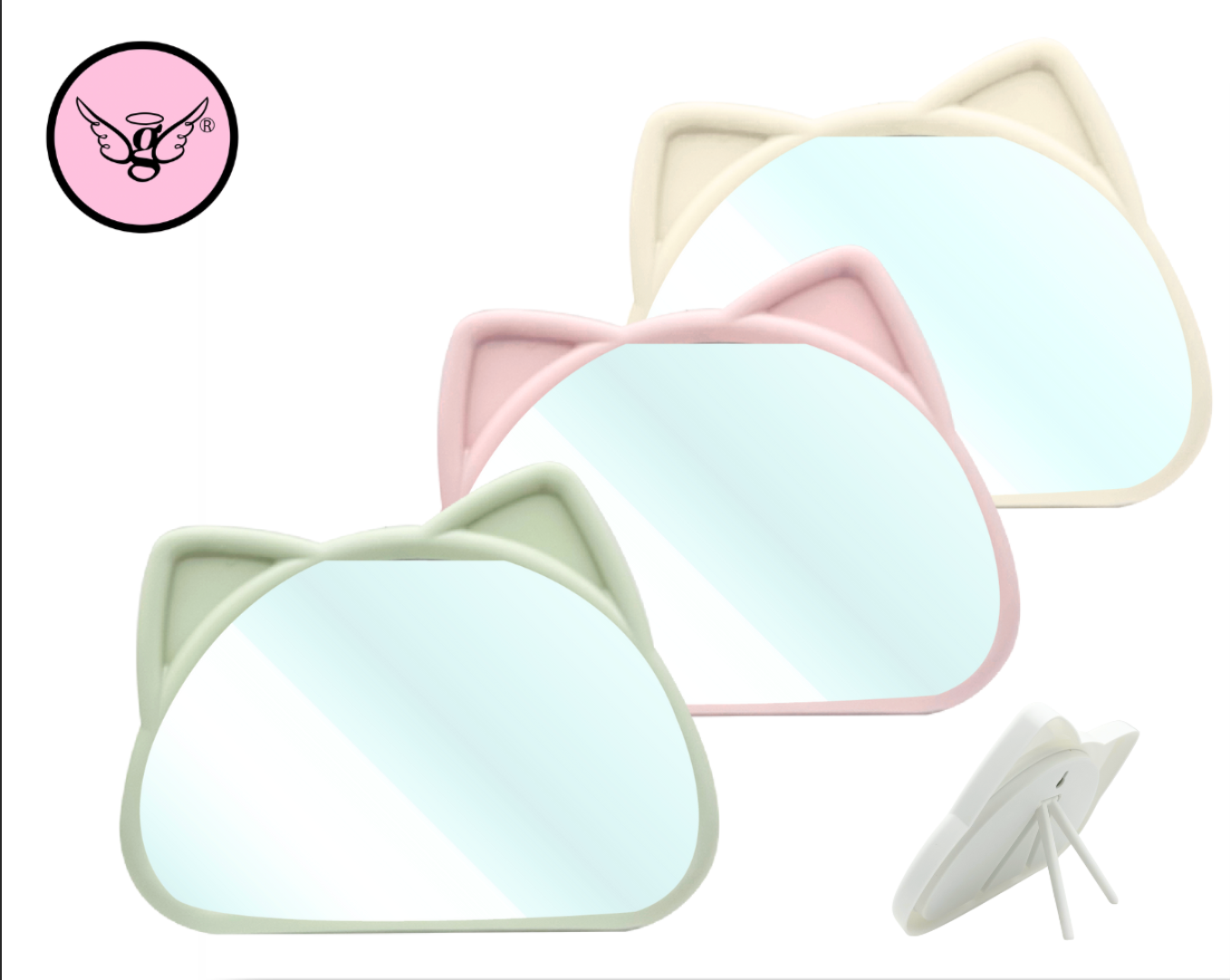 Espejo de tocador con orejas de gato – 2530