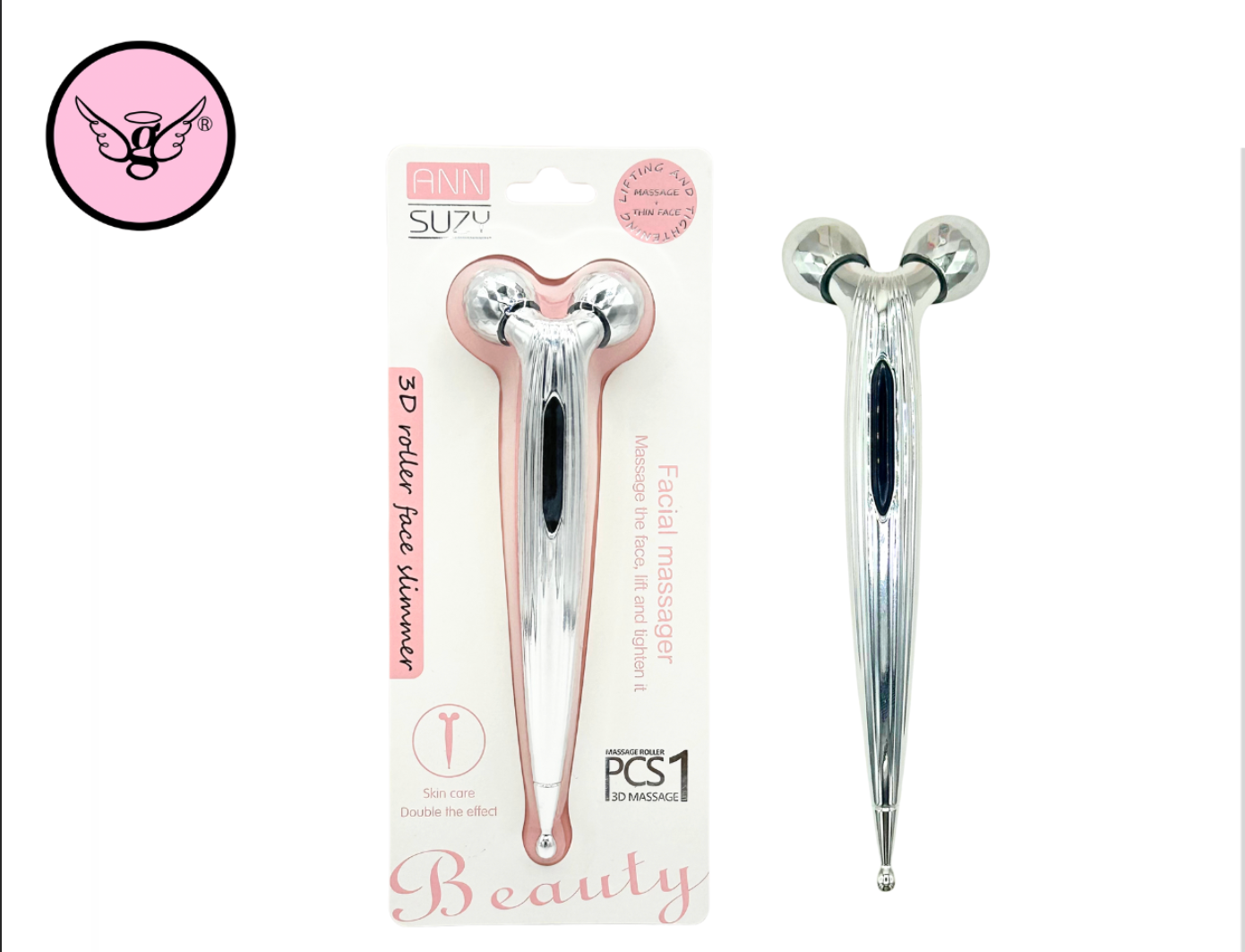 Masajeador facial de rodillos 3D. AGE-419