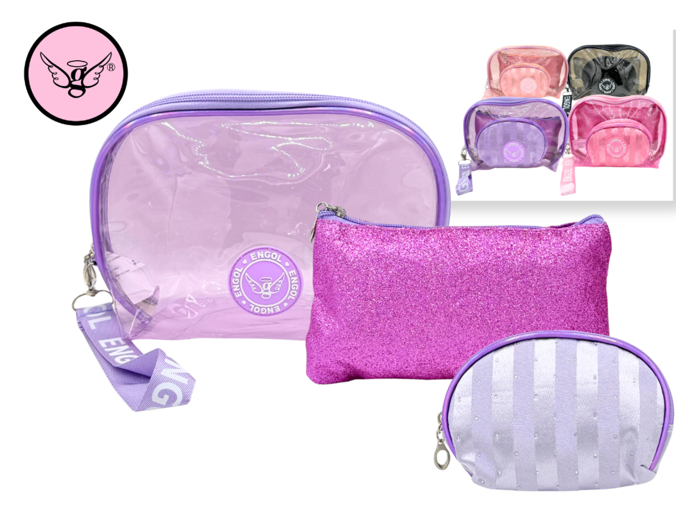 Cosmetic Bag Set – 3-Piece (CEN-265)