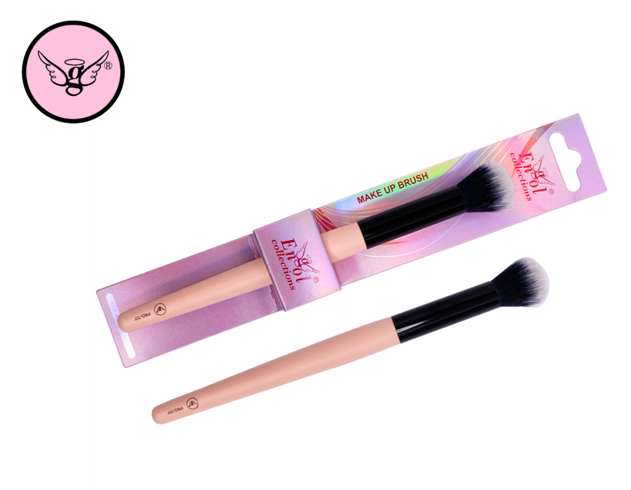 Brocha de doble fibra para rubor y contorno PRO-707