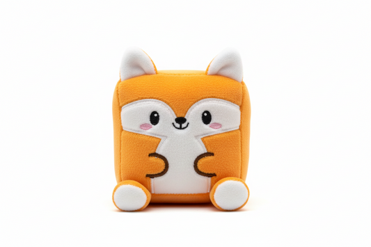 Square Animal Plush – Panda and Fox Designs CA372