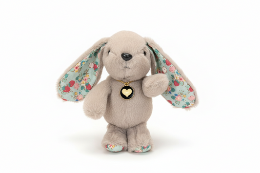 Floral Bunny Plush Keychains - CA109
