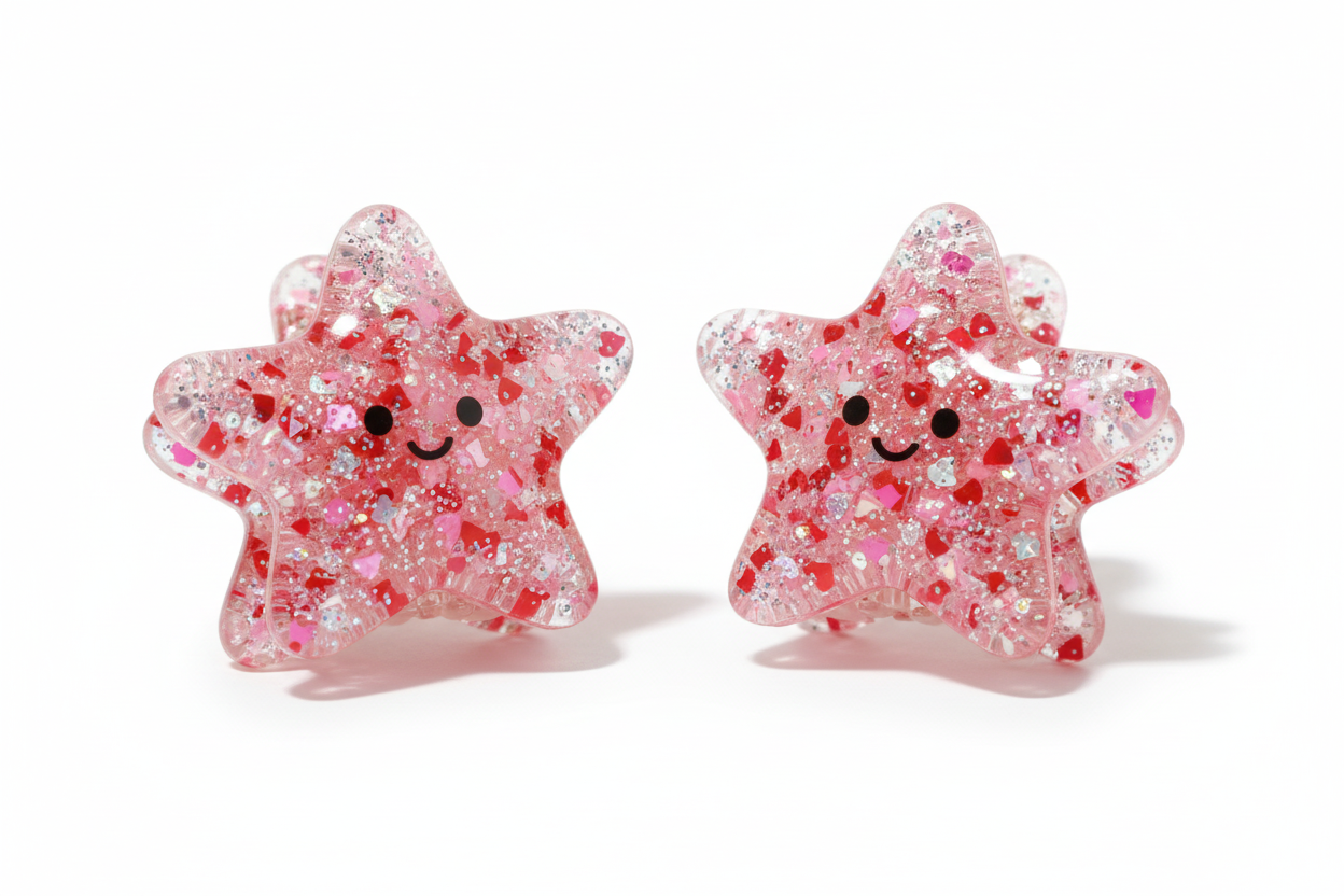 Mini garras acrílicas de pelo de animal (1 par por tarjeta) PCF-32