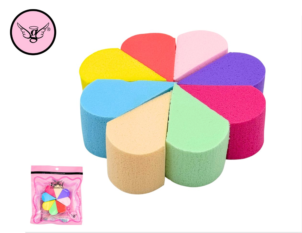 Makeup Sponge Petals – Set of 8 / PF-3071