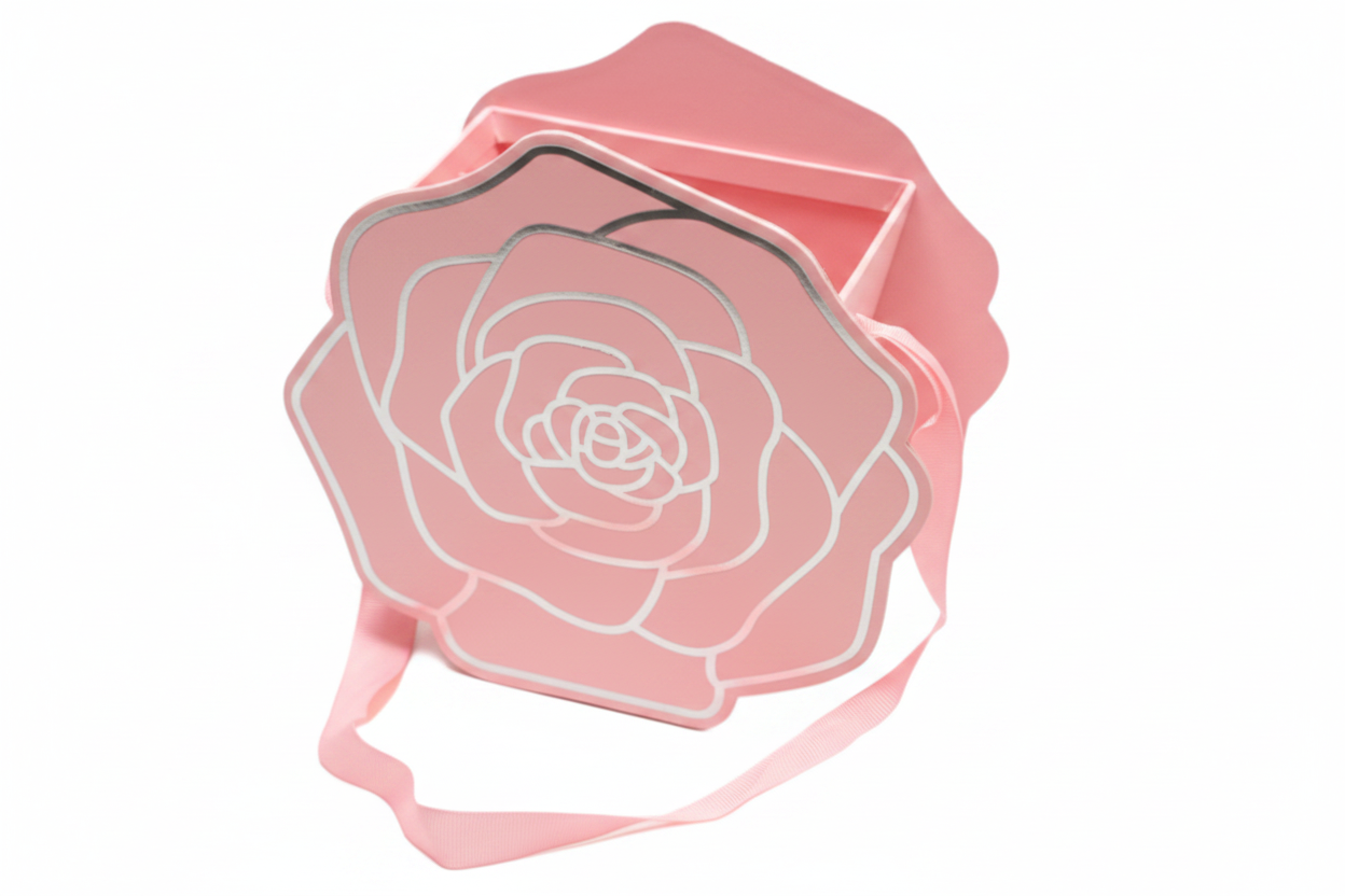 Rose-Shaped Gift Box – Elegant Floral Design 🌹CA499