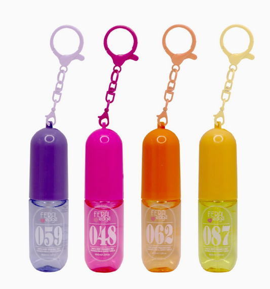 Feral Edge Hair & Body Fragrance Mist with Keychain – 30 ml