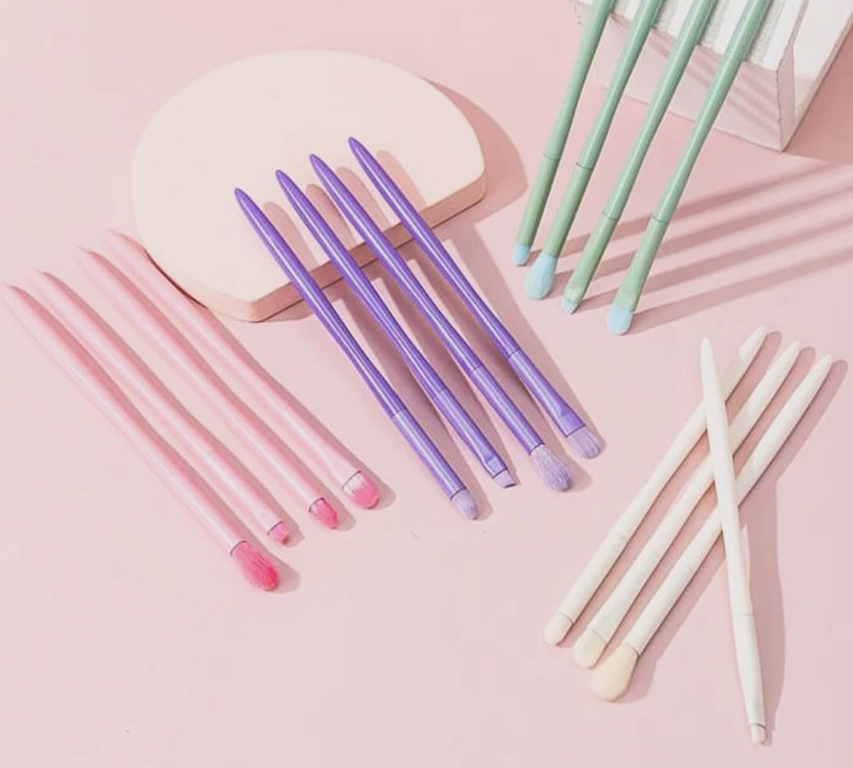Ice Cream Eye Makeup Brush Set – 4 pcs BQL04