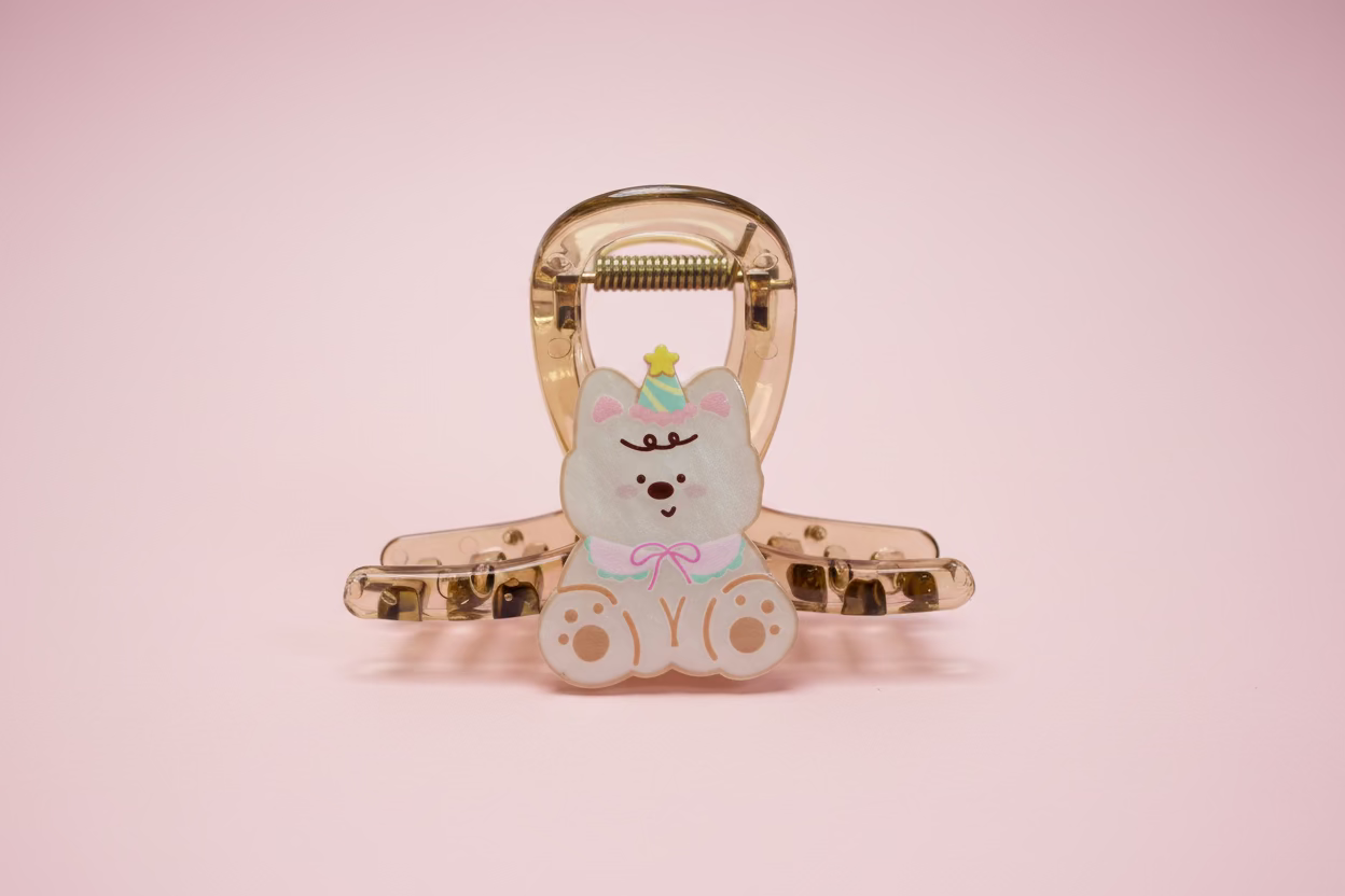 Pinza acrílica para el cabello / PCF-37