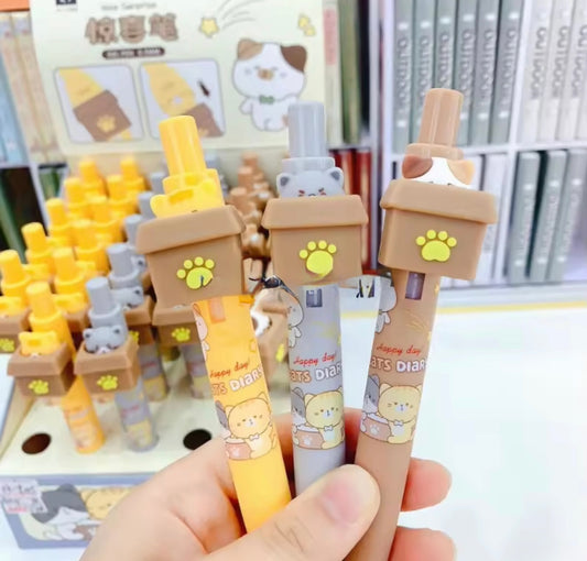 Cute Cat House Gel Pen