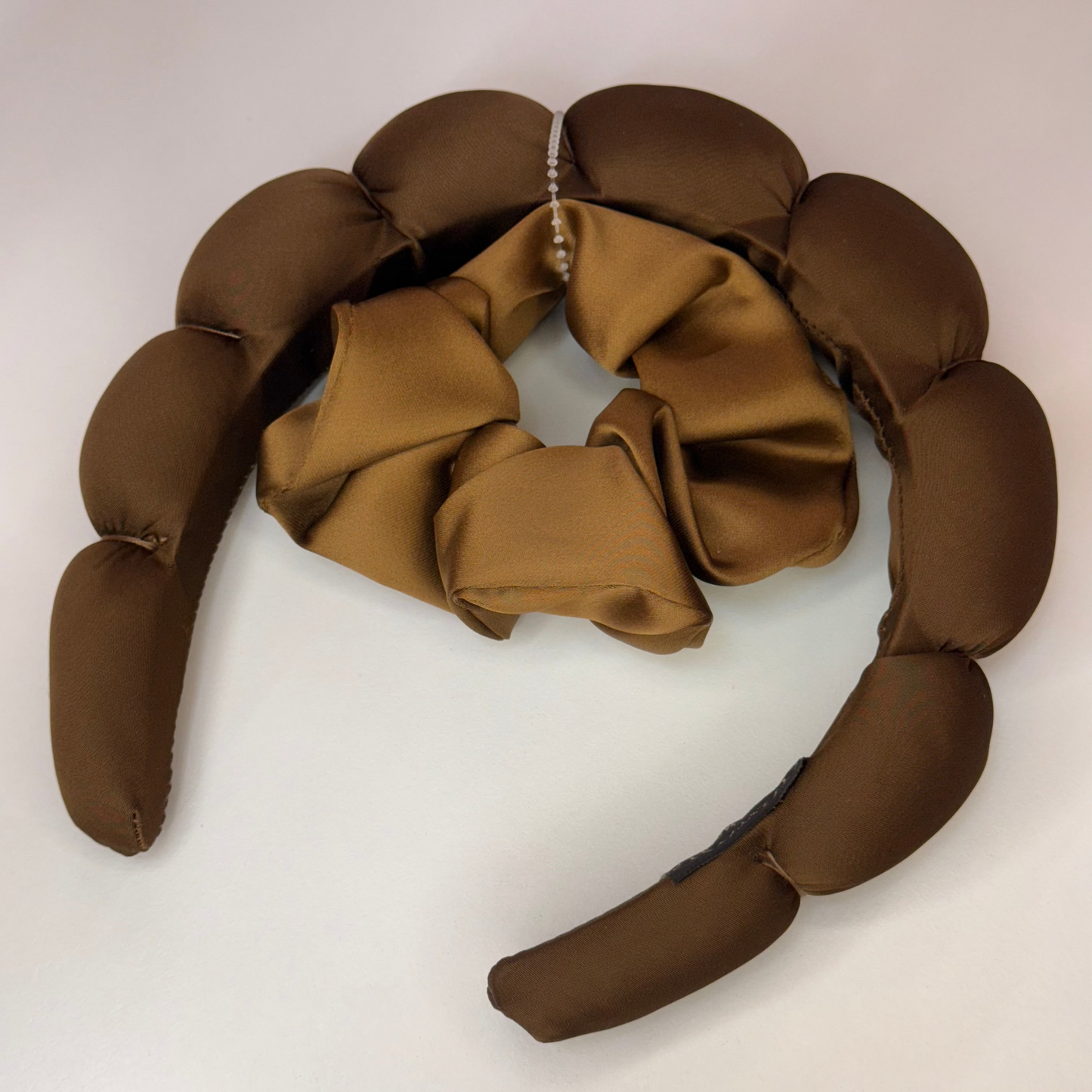 Satin Bubble Spa Headband + Scrunchie – CA-110
