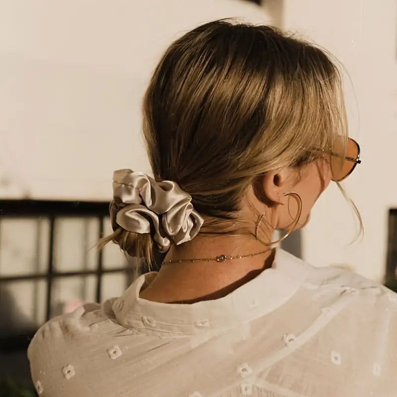 Satin Bubble Spa Headband + Scrunchie – CA-110