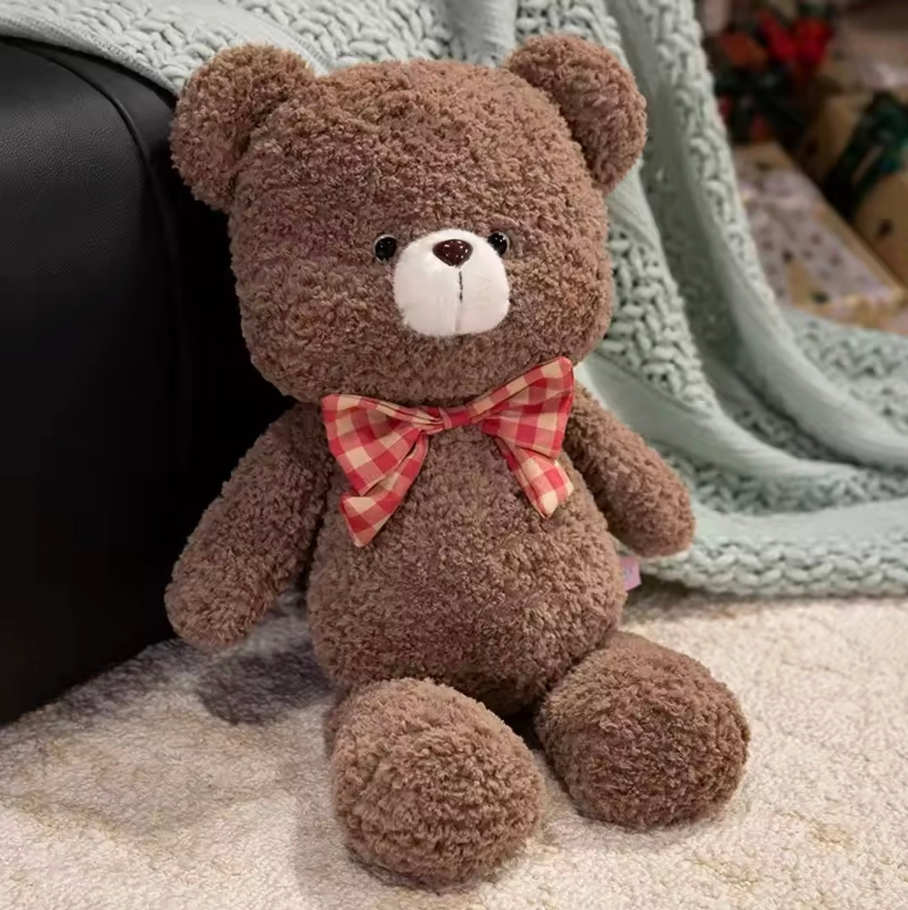 Oso y zorro de peluche con lazo - CA341