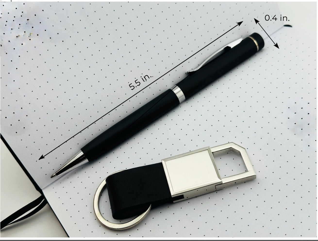 Luxury Pen & Keychain Gift Set – Customizable, Perfect Gift for Men