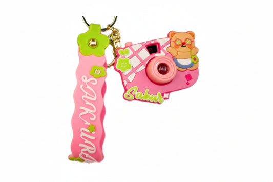 Lindo llavero de cámara con dije CA114-4