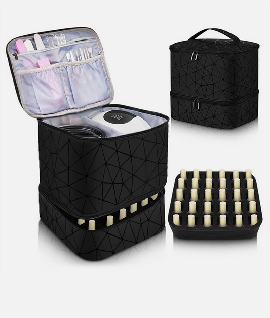 Geometric Travel Toiletry Bag - MC-30
