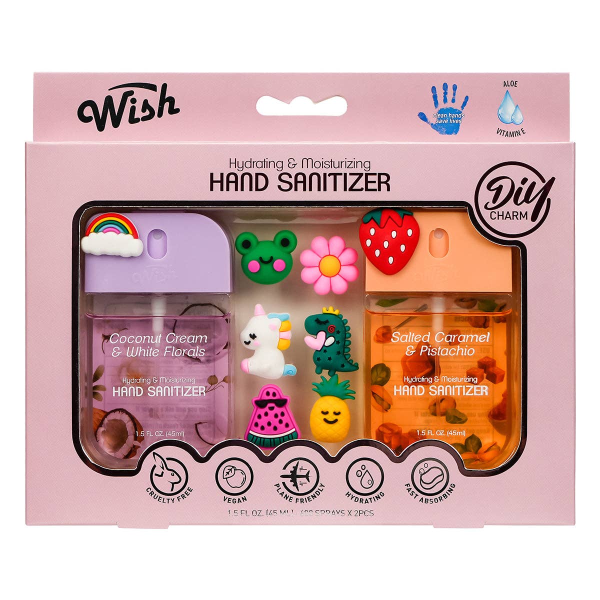 Decorative Charm Sanitizer Collection Case, 20ct