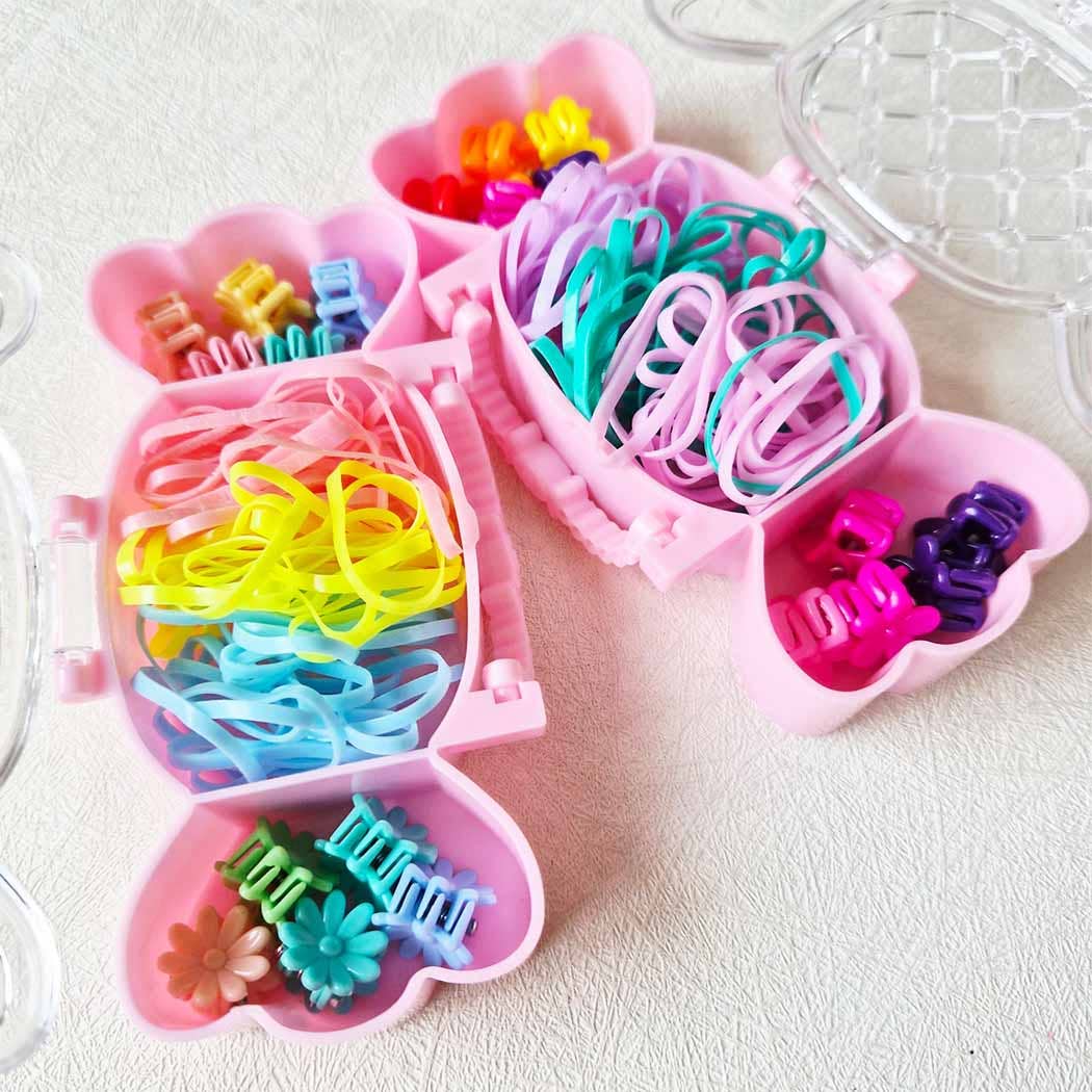 Candy Container Assorted Hair Accessory Set