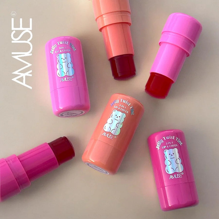 Jelly Twist 2-in-1 Lip & Cheek Tint - AMUSE