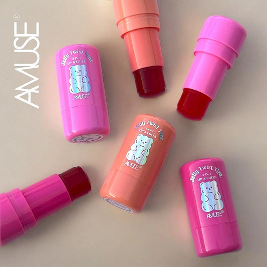 Jelly Twist 2-in-1 Lip & Cheek Tint - AMUSE