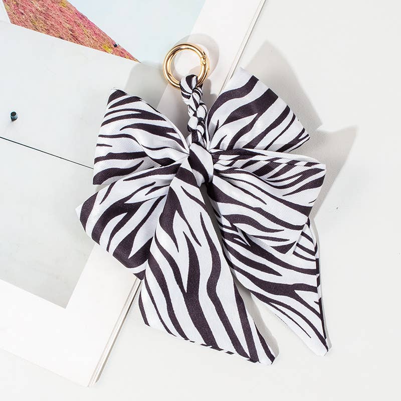 Bow Scarf Bag Charm Keychain 🎀✨