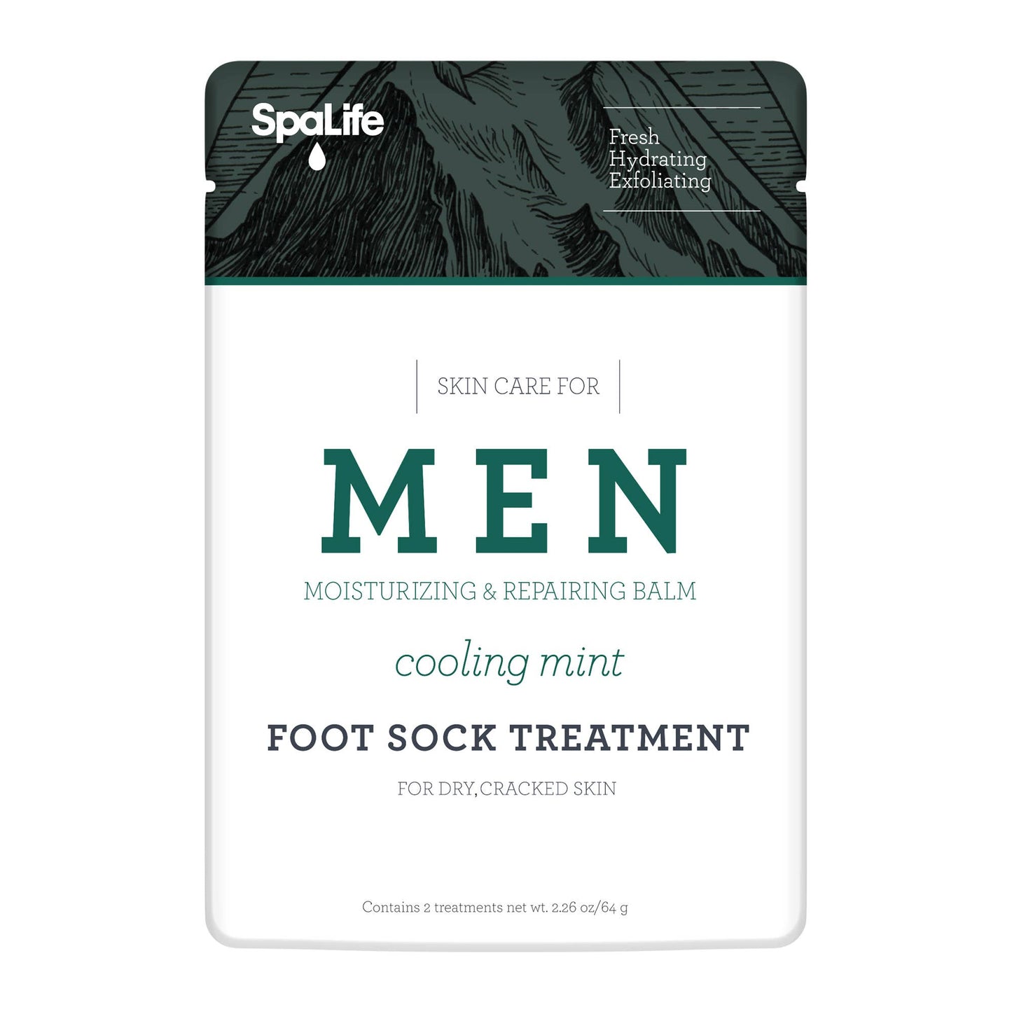 Father's Day Men's Mint Foot Socks (Hydrating & Cooling)