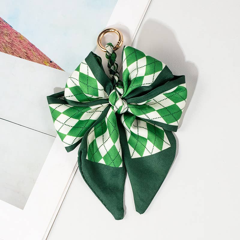 Bow Scarf Bag Charm Keychain 🎀✨