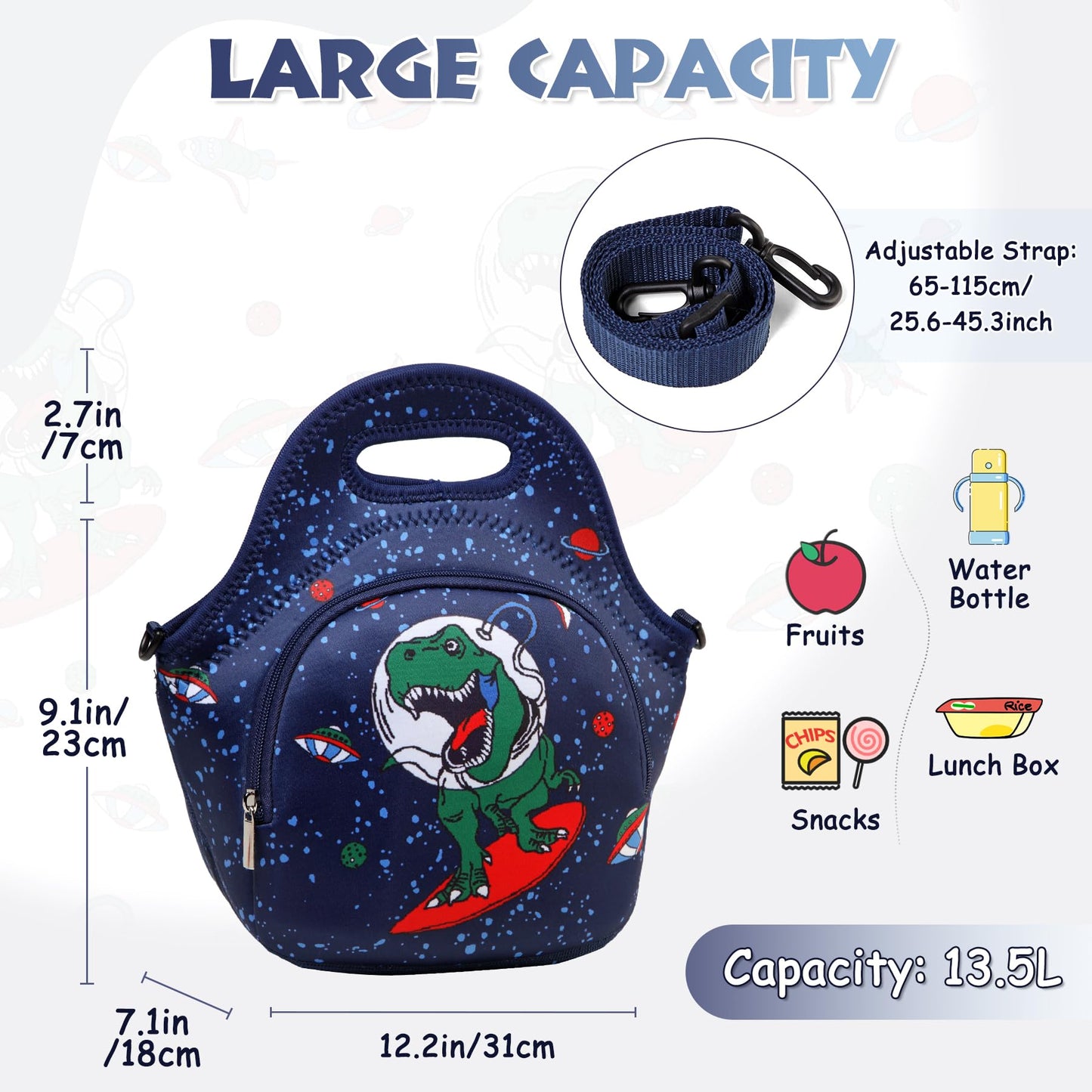 Bolsa de almuerzo encantadora / 6642