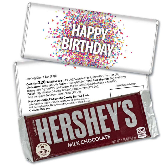 Birthday Wrapped Milk Chocolate Hershey's Bar
