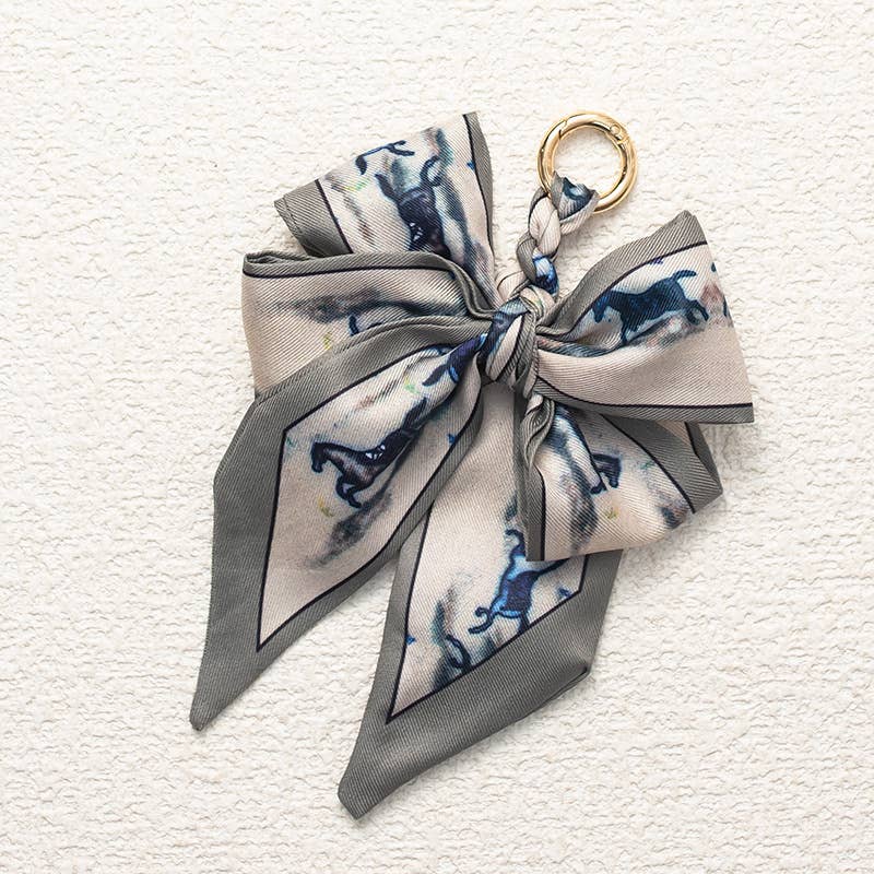 Bow Scarf Bag Charm Keychain 🎀✨
