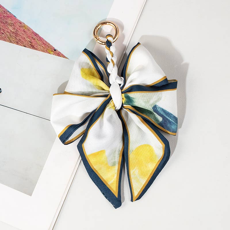 Bow Scarf Bag Charm Keychain 🎀✨